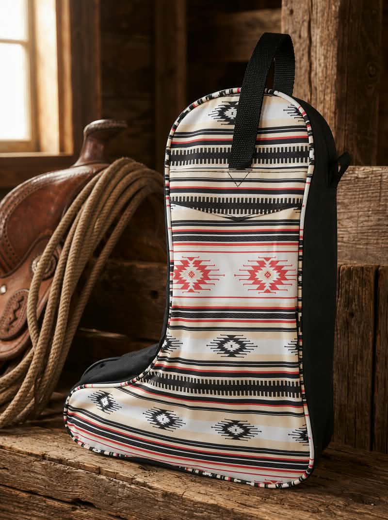 Aztec Western Boot Bag