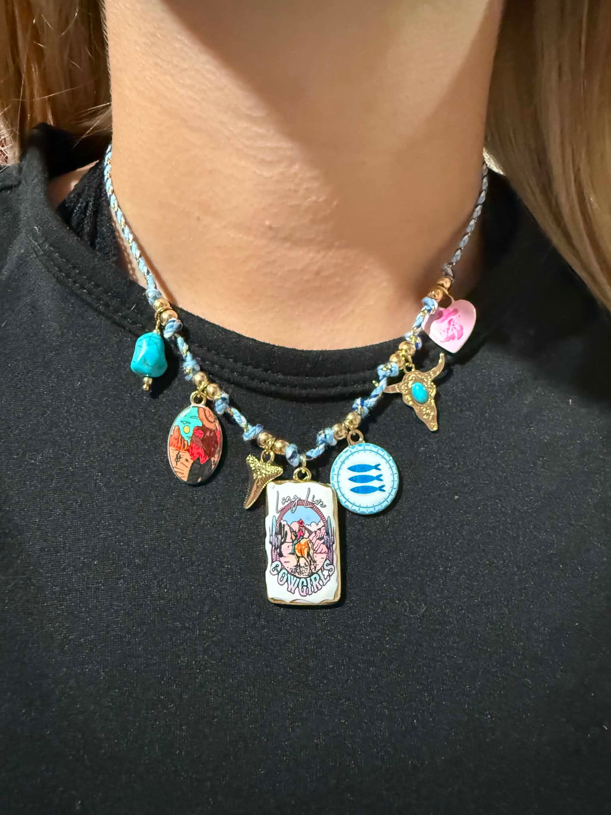 Cowgirl Multi-Charm Necklace