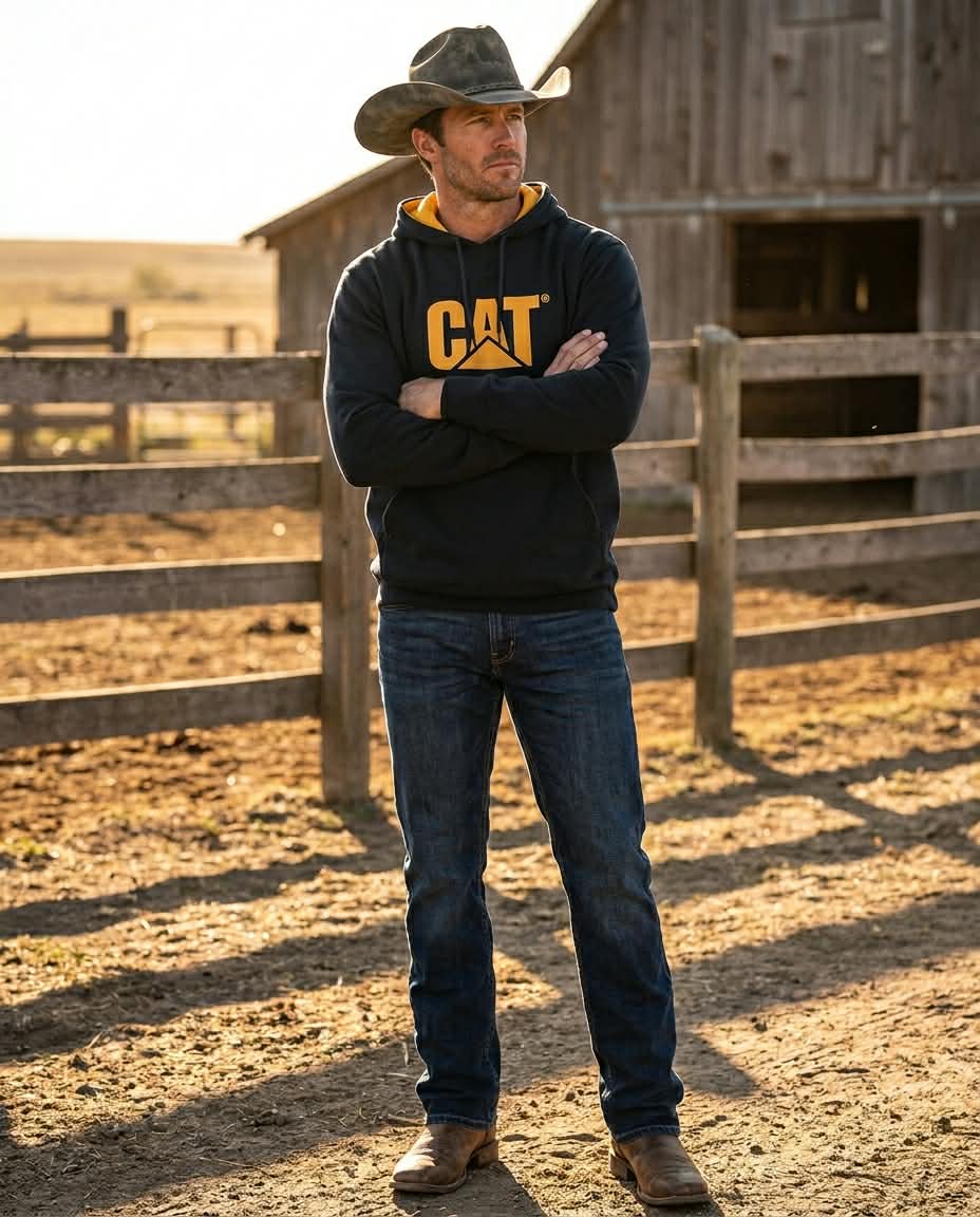 CAT Navy Blue Hoodie