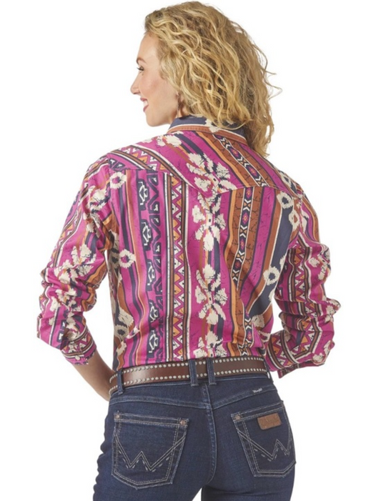 Wrangler Wild Heart Pearl Snap
