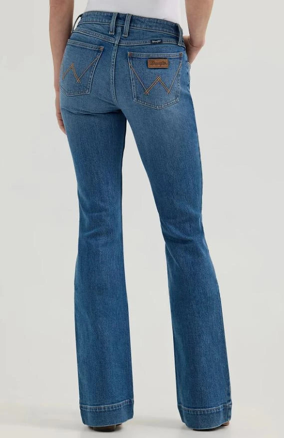 Wrangler Retro Mid Rise Trouser Jeans β Allison Mae
