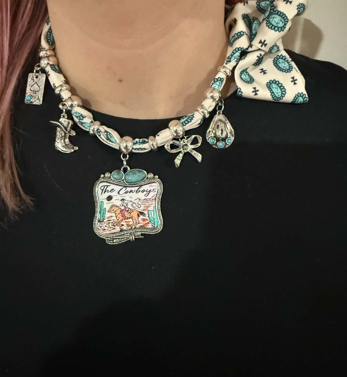 The Cowboys Western Charm Necklace