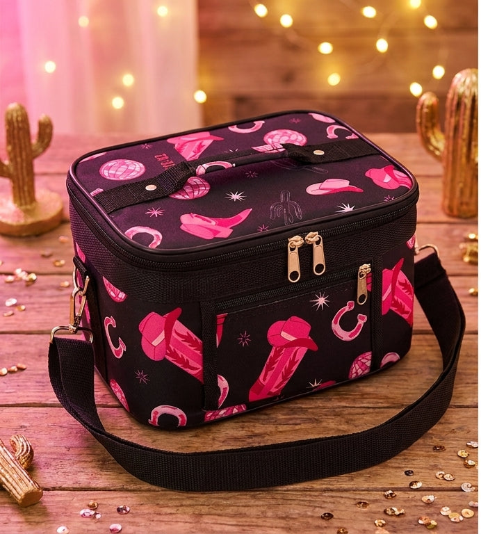 Cowgirl Glam Western Makeup & Travel Case