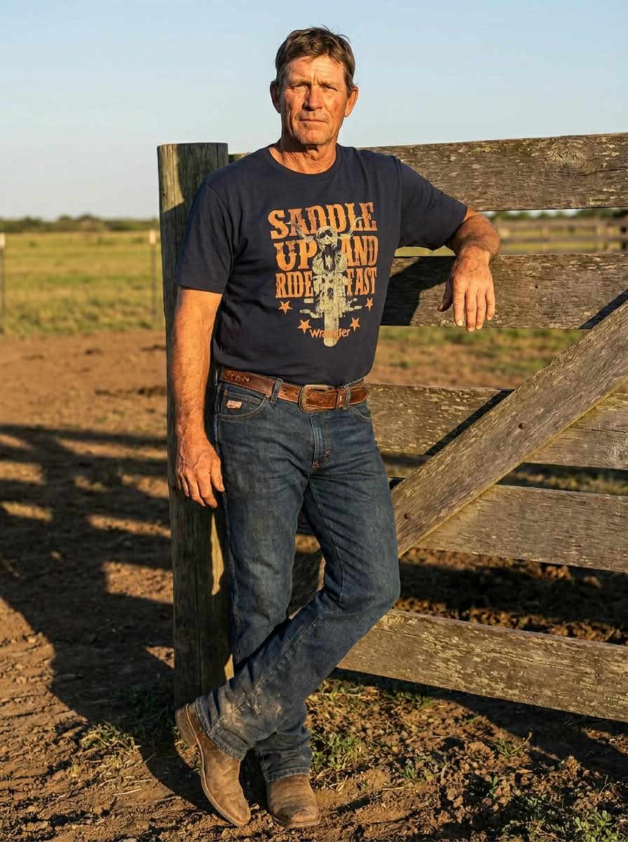 Wrangler Saddle Up & Ride Graphic Tee
