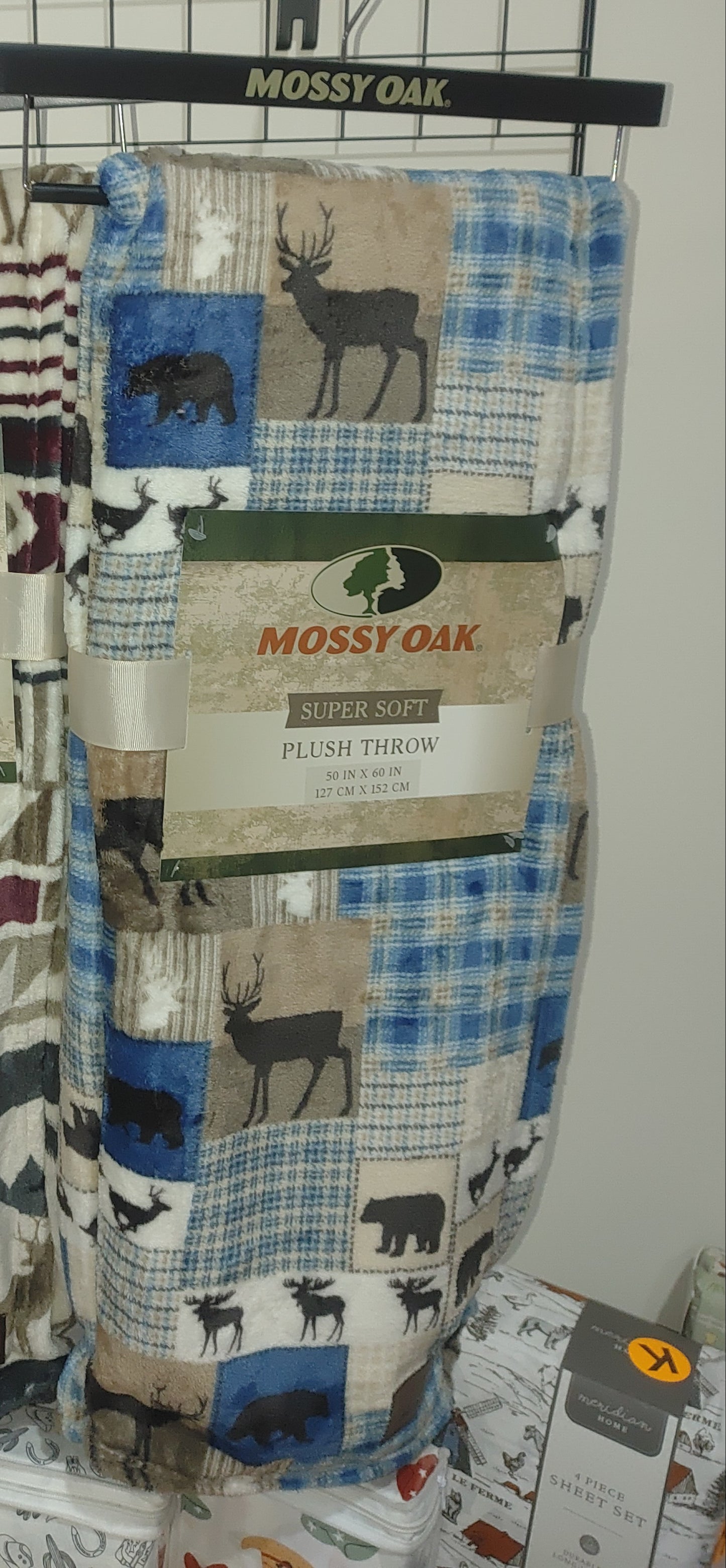 Super Soft Plush Blanket - Woodland Plaid