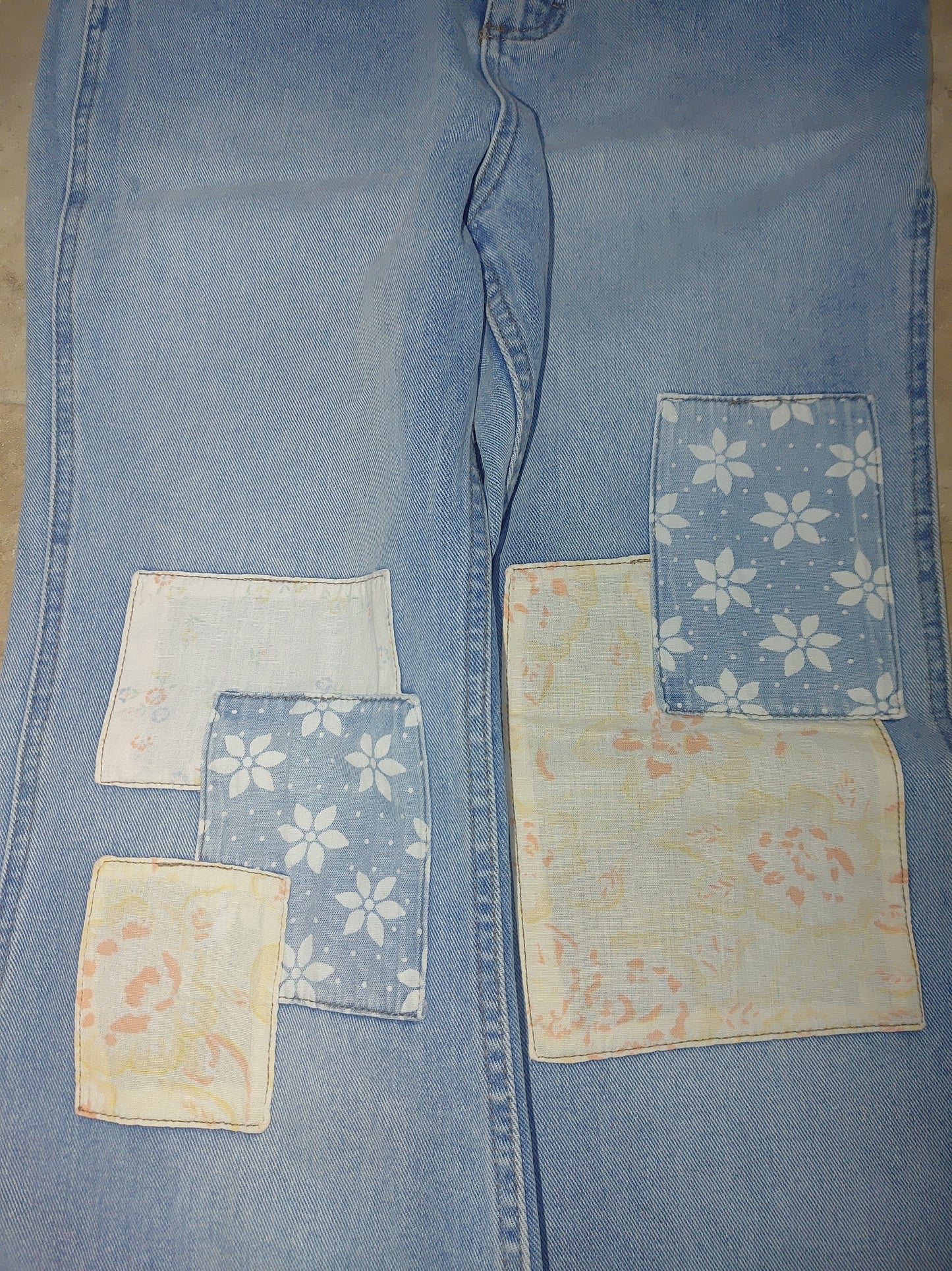 Wrangler X Billabong Patchwork Flared Jeans