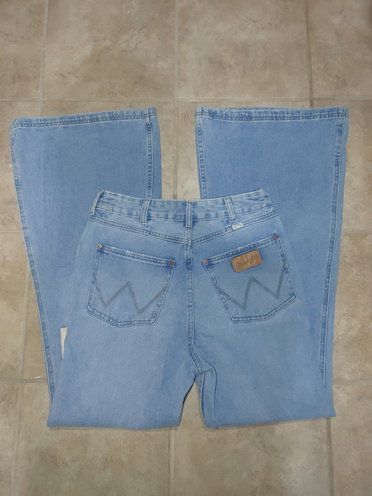 Wrangler X Billabong Patchwork Flared Jeans