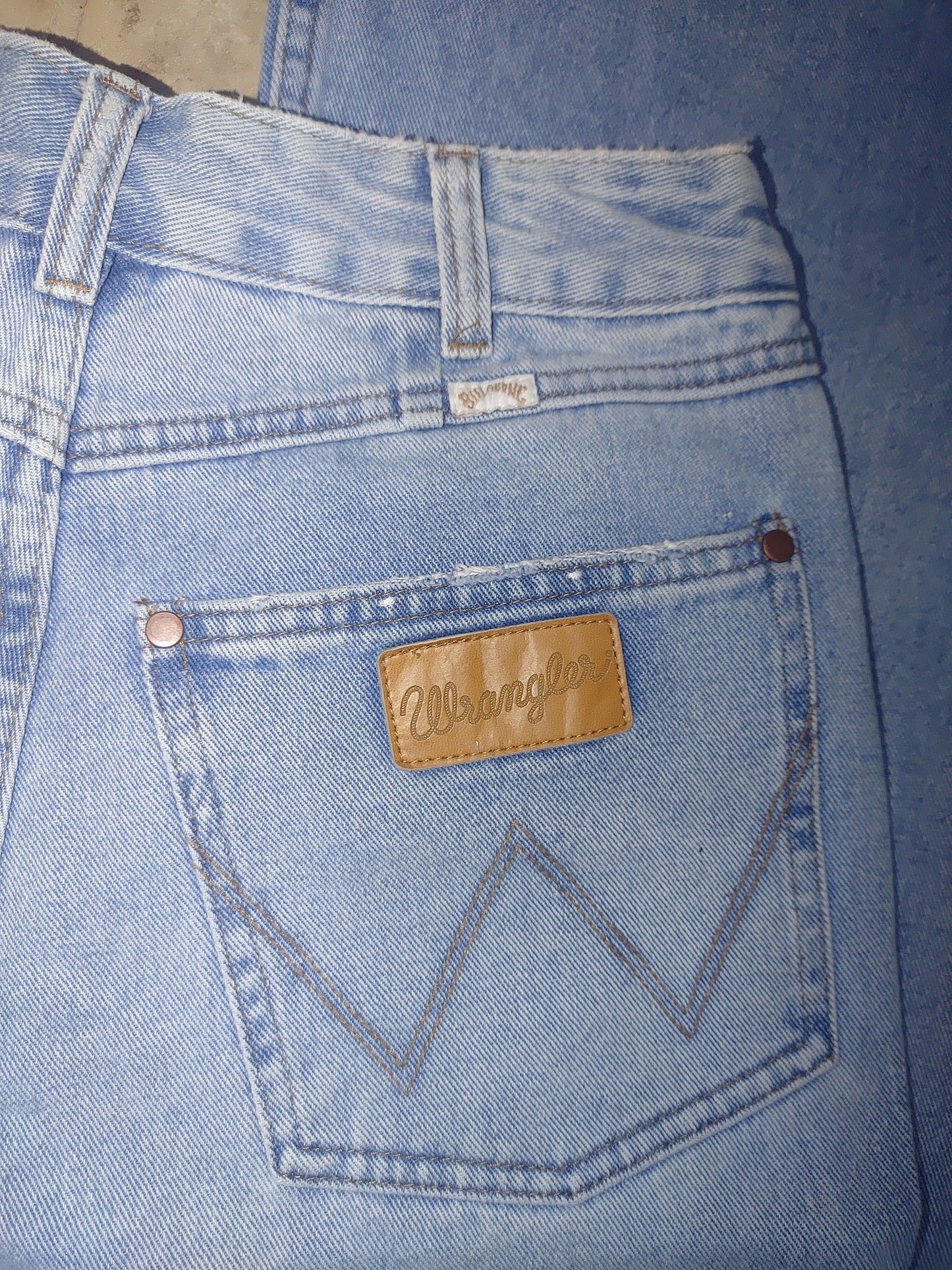 Wrangler X Billabong Patchwork Flared Jeans
