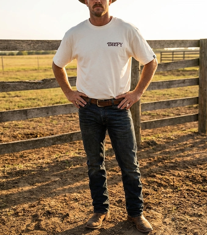 Hanes Beefy Bull Graphic Tee