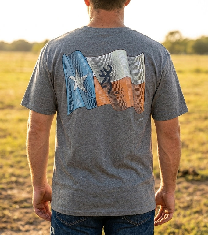 Browning Texas Flag Tee