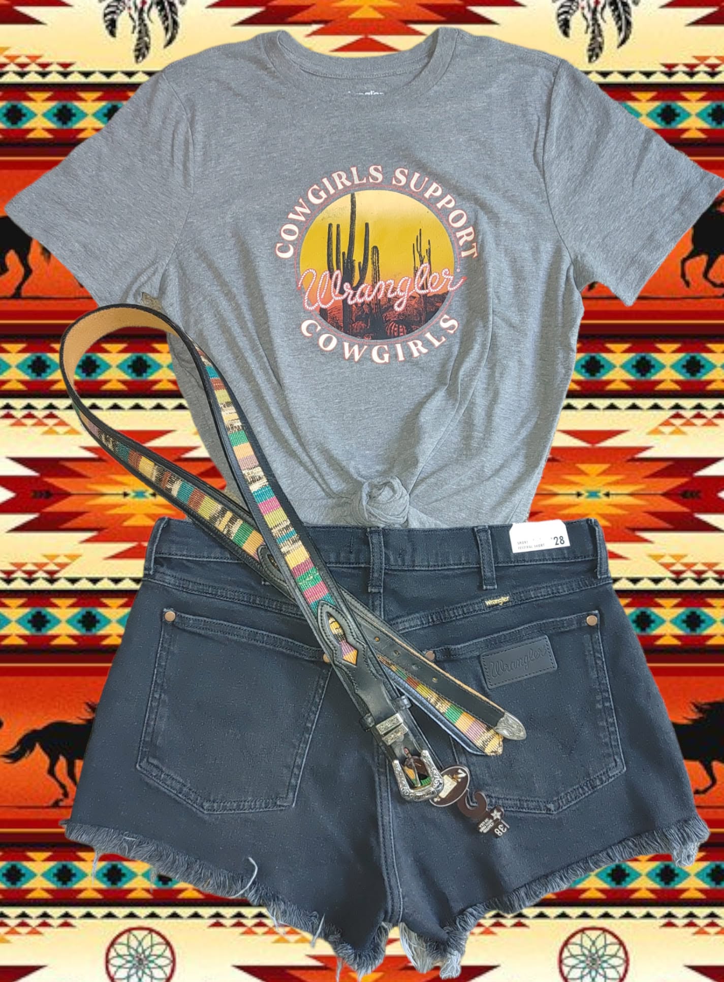 Cowgirls Support Cowgirls Tee