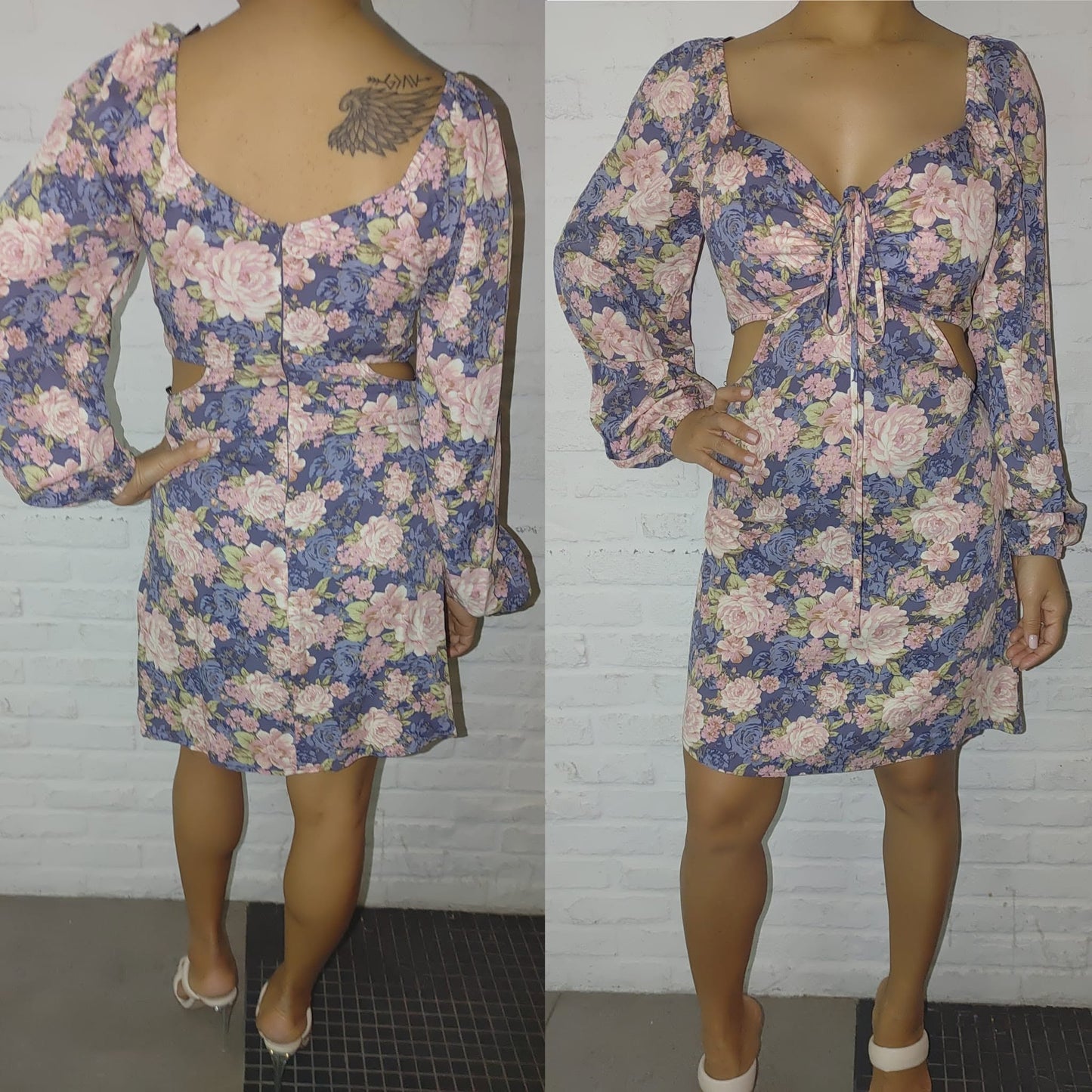 Blue Floral Dress