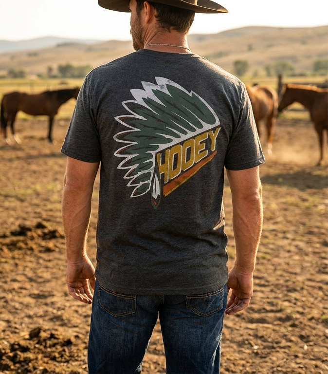 Hooey Tonal Headdress Mercantile Co. Tee