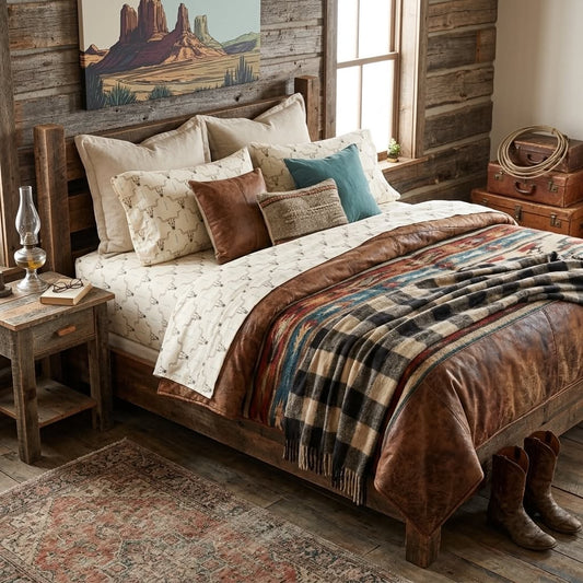 Longhorn King 4-Piece Sheet Set