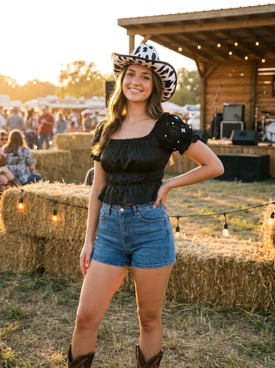 Black Silky Top
