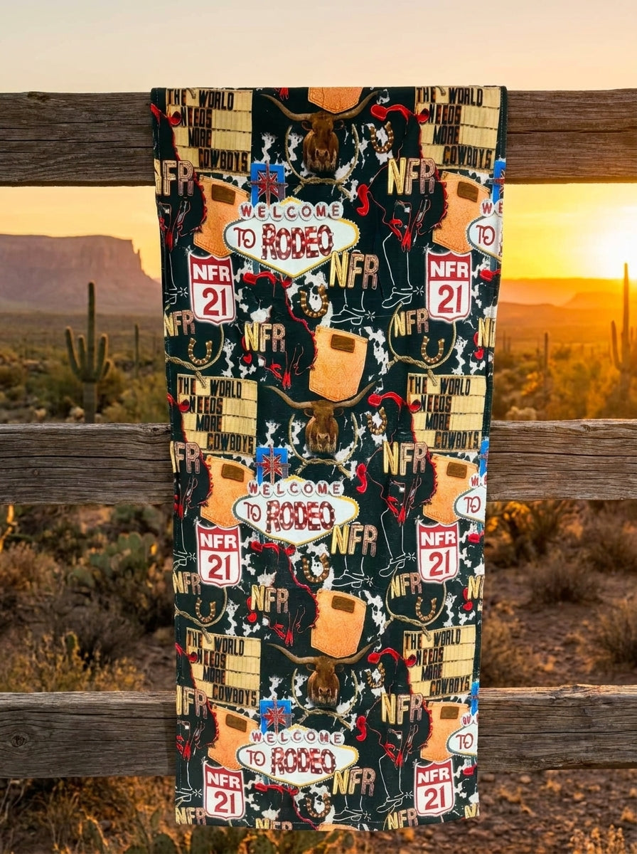 NFR Rodeo Western Microfiber Towel
