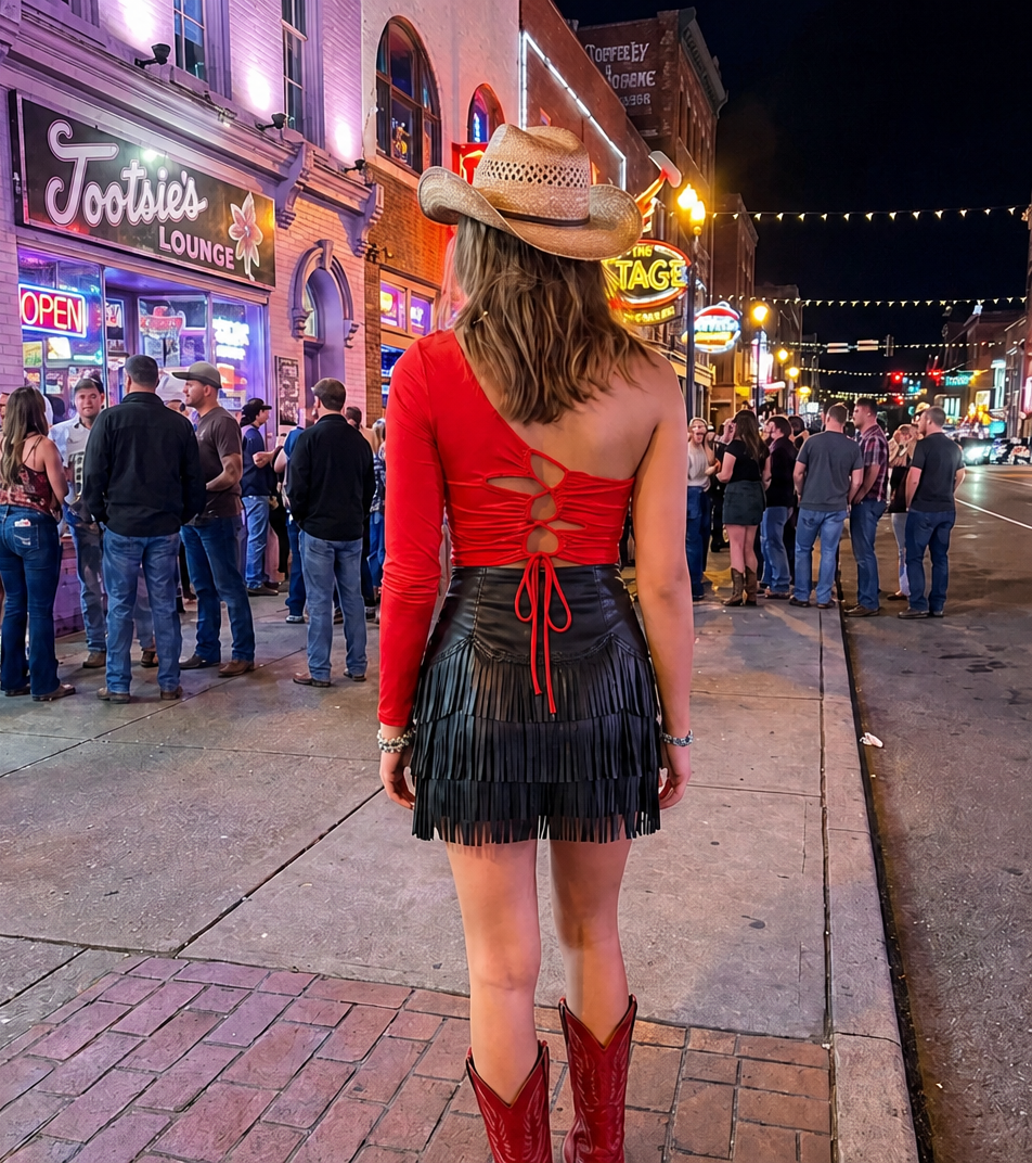 Womens Red Bodysuit