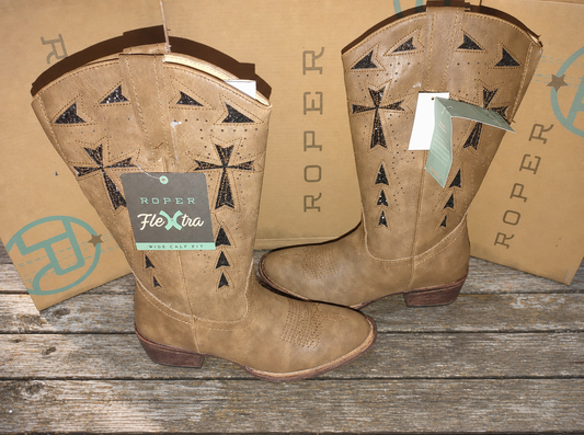 Roper Flextra Glitter Inlay Boots