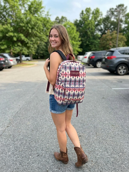 Wrangler Backpack - Purple Pink Tribal