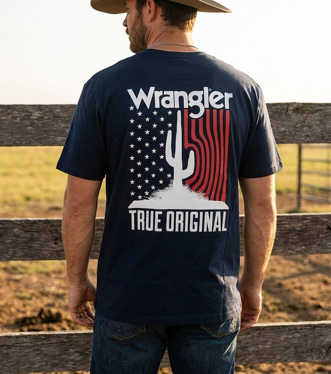 Wrangler True Original Flag Cactus Tee