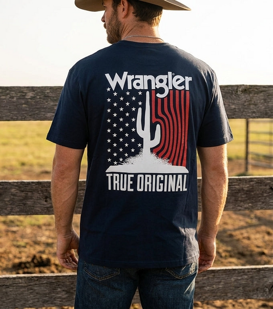Wrangler True Original Flag Cactus Tee