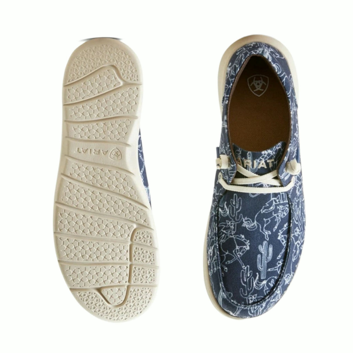Ariat Hilo Blue Western Artwork Shoes