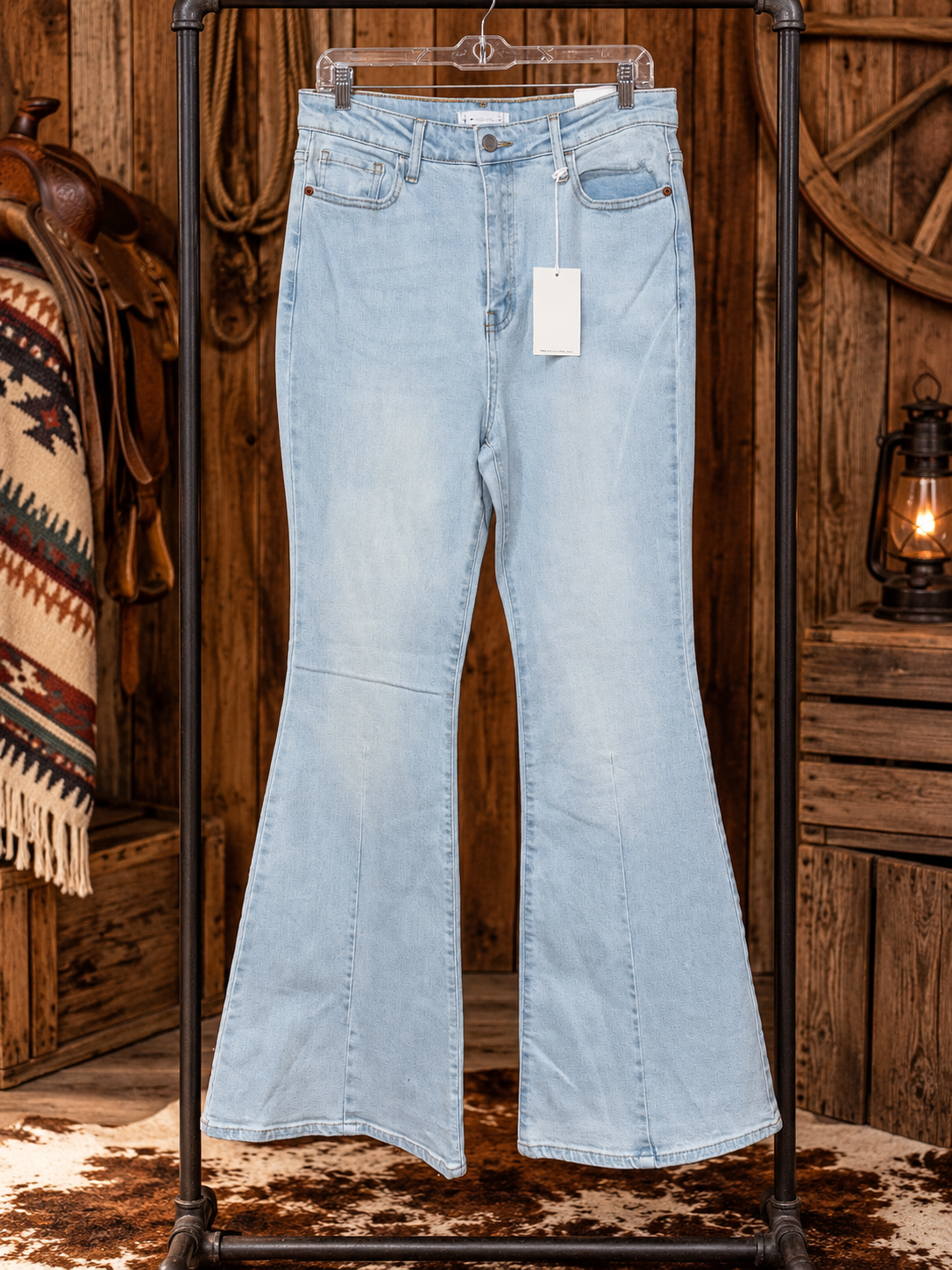Cello High Rise Flare Jeans