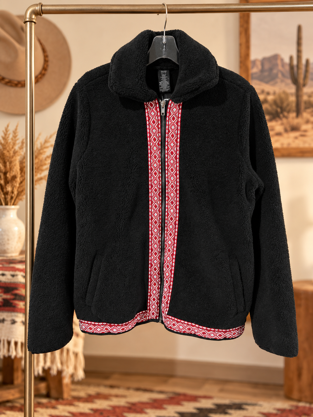 Wrangler Red River Sherpa Zip Jacket