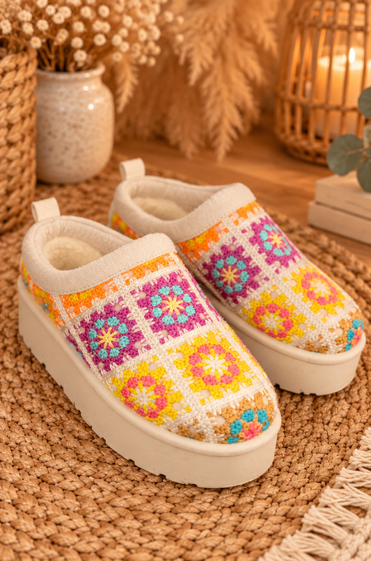 Good Mood Crochet Cozy Clogs