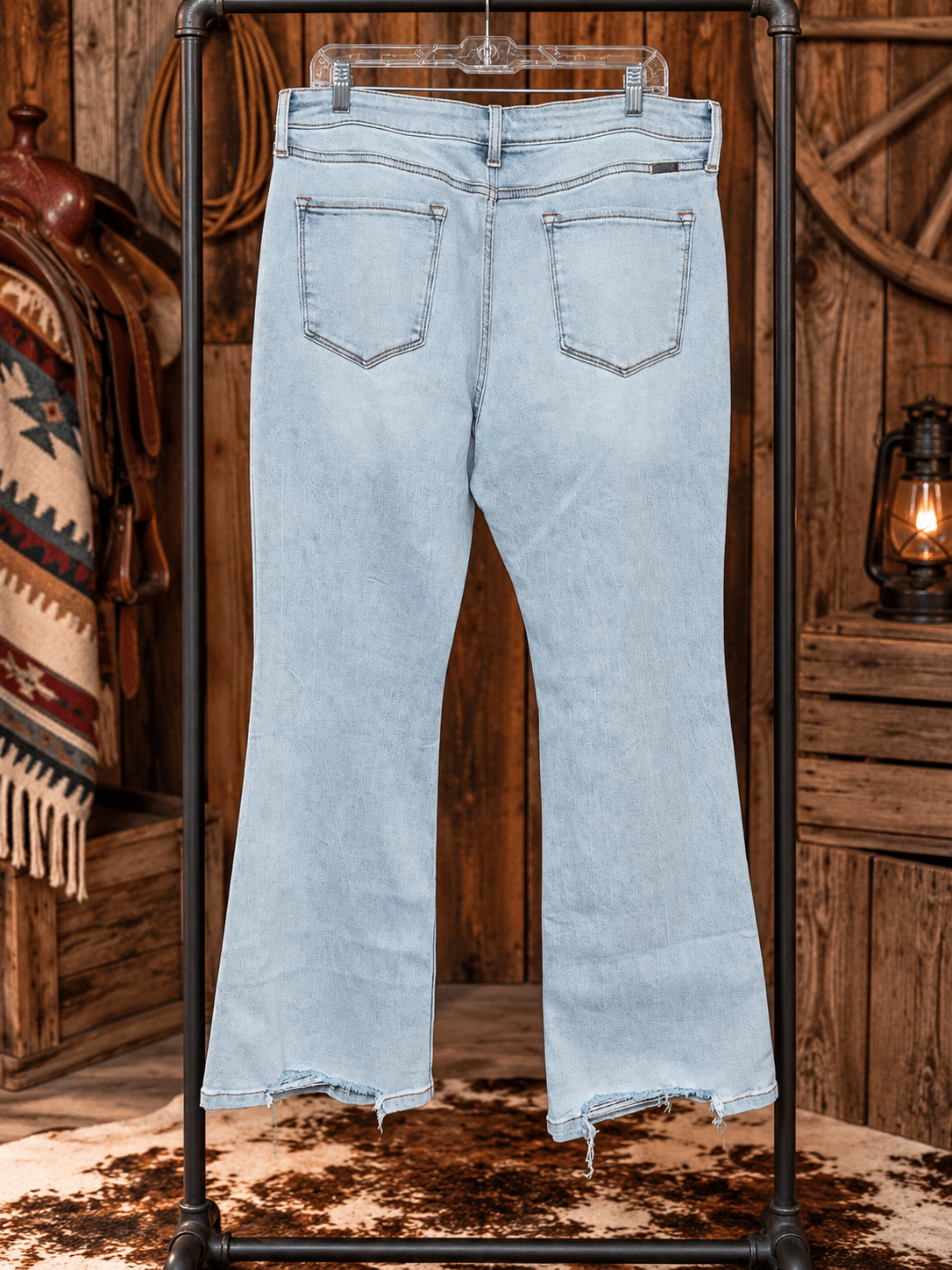 KanCan Rhinestone Flare Jeans