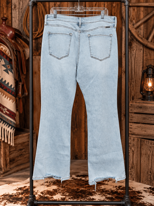 KanCan Rhinestone Flare Jeans