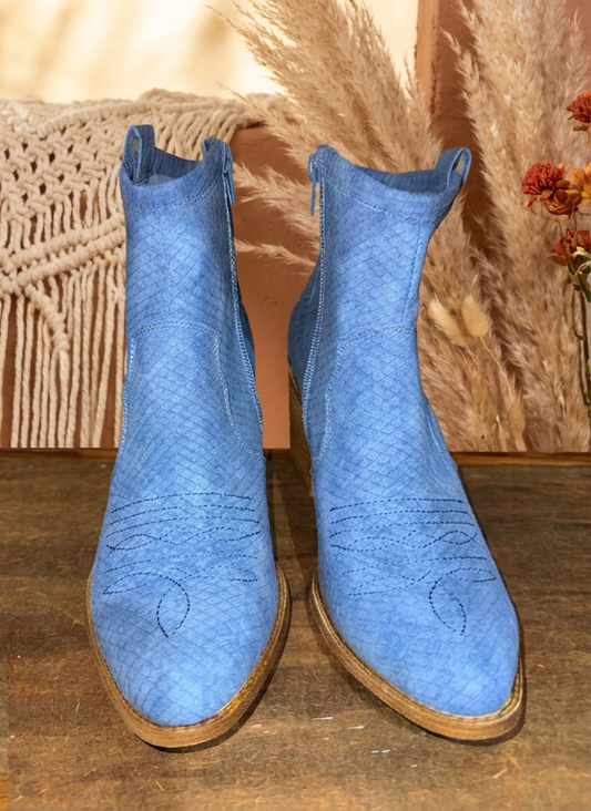 The Blue Belle Bootie
