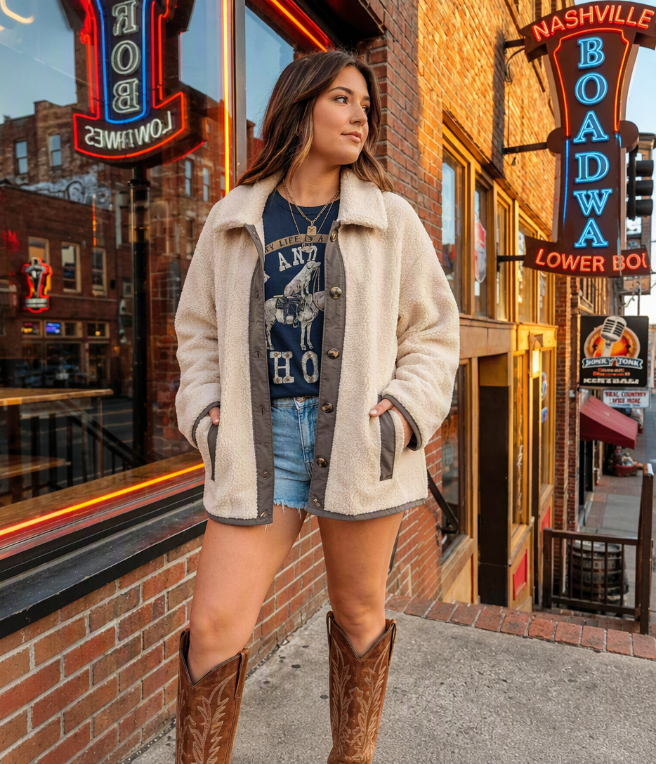 Cozy Up Teddy Fleece Jacket