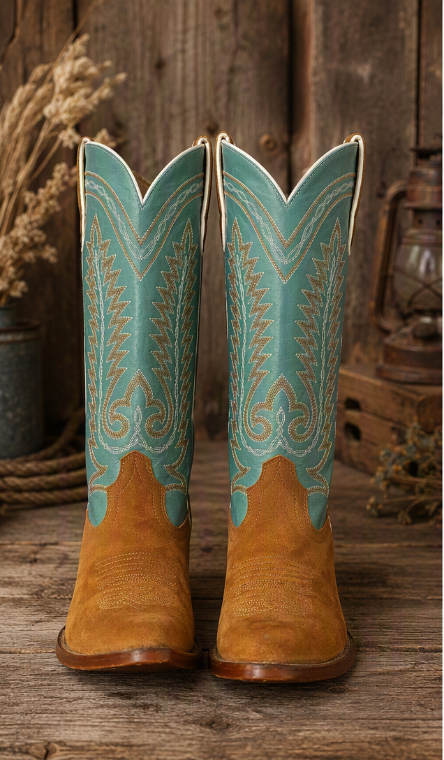 Ariat Ambrose Penny Suede Snip Toe Boots