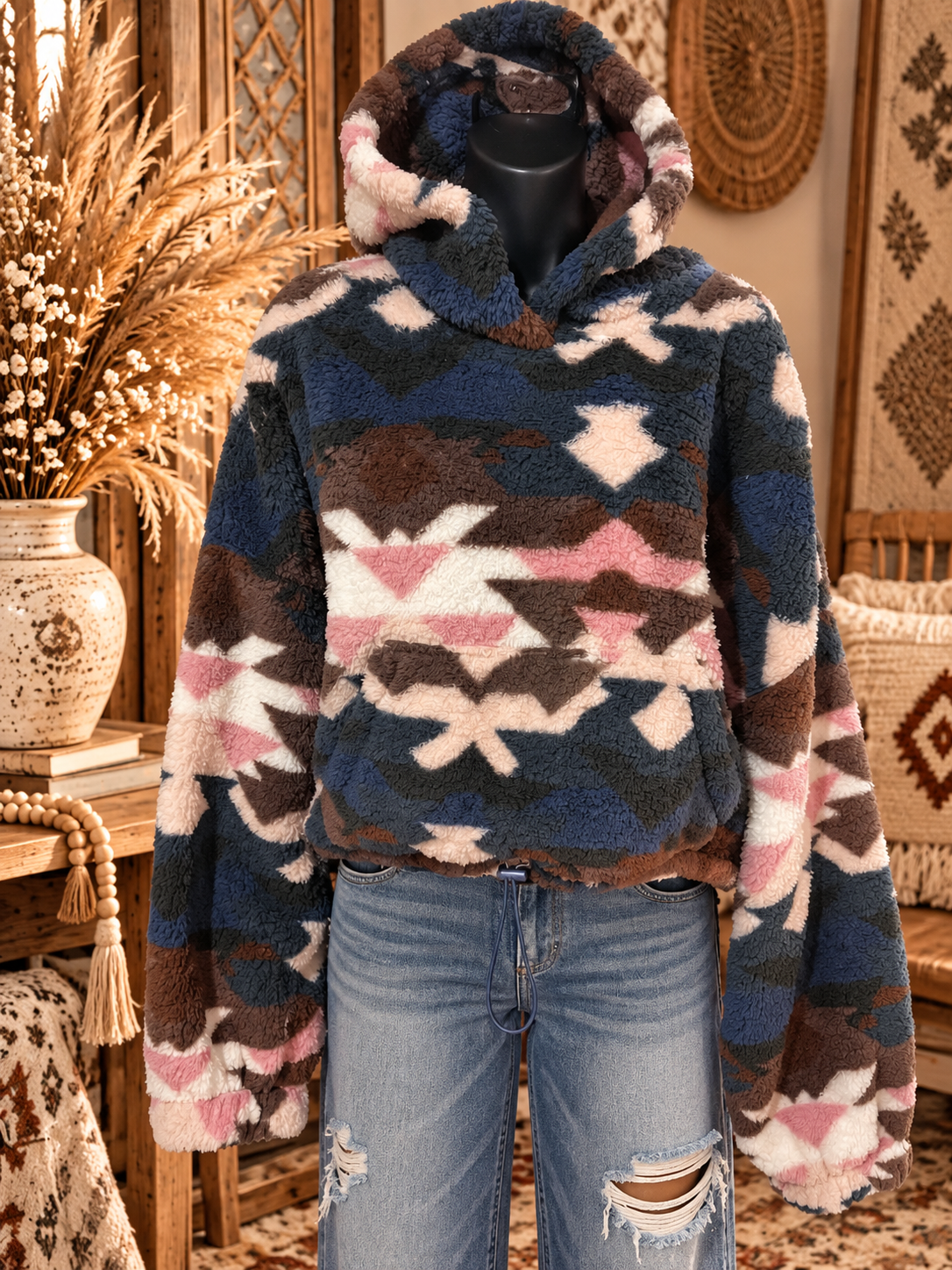 After Sundown Sherpa Pullover