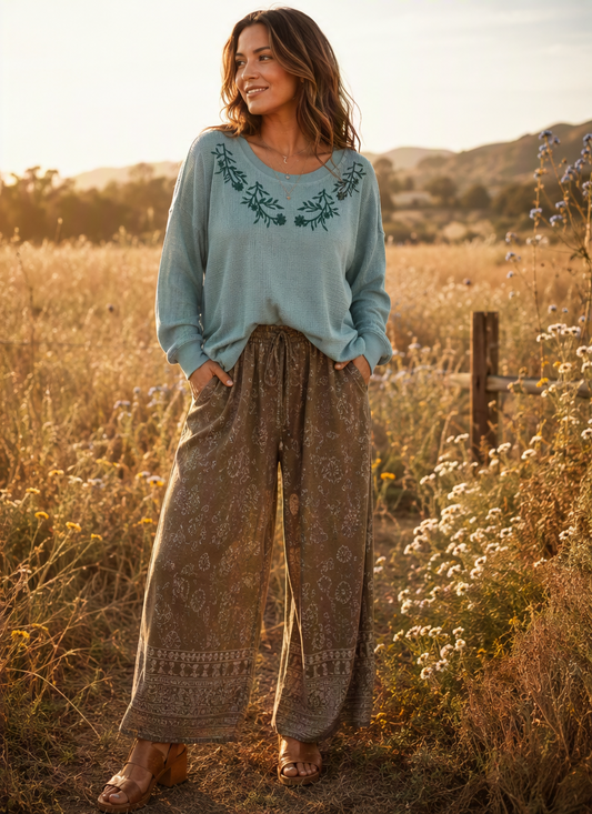 The Sagebrush Bloom Top