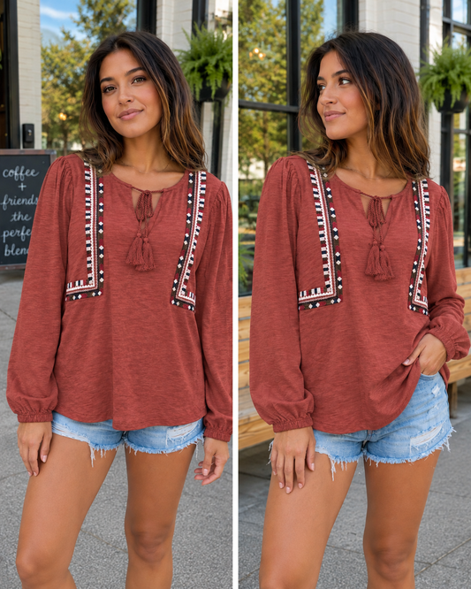 Worth The Detail Top – Rust