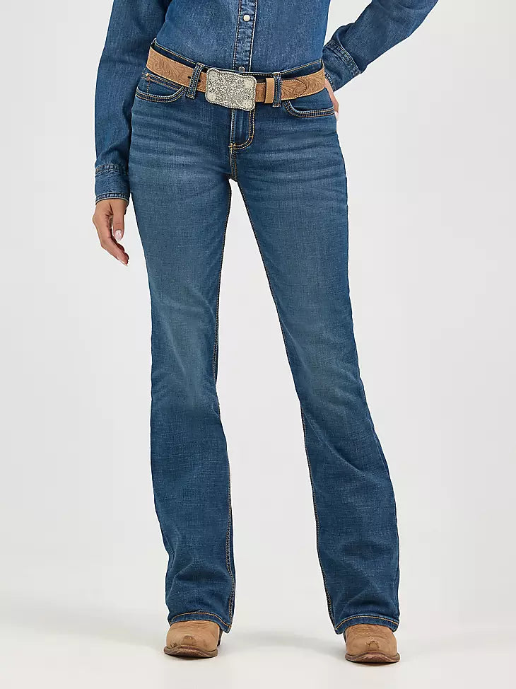 Wrangler Mid Rise Bootcut Jeans