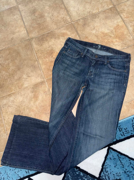 7 For All Mankind Chain Pocket Flare Jeans - 29