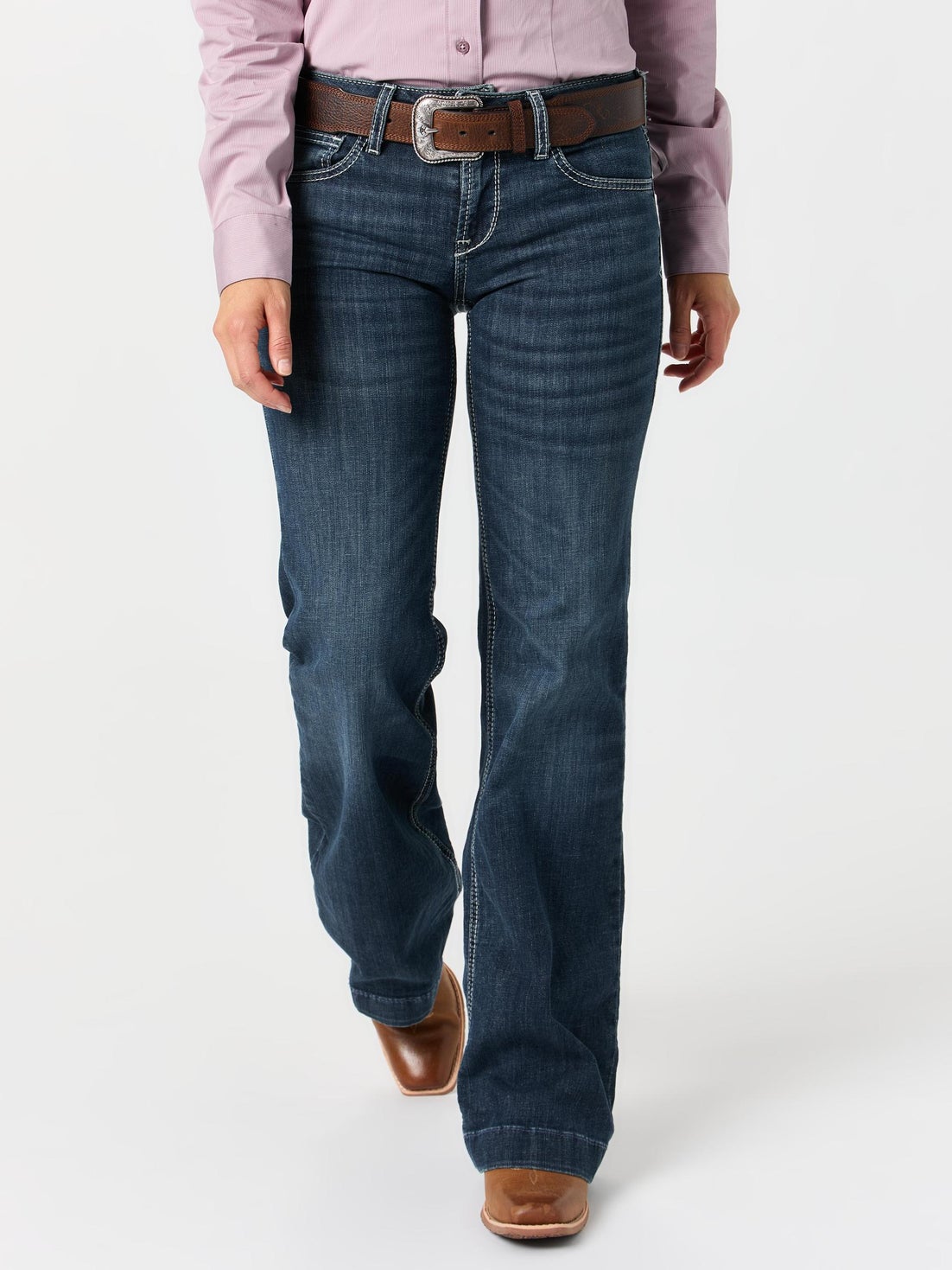 Ariat Aisha Perfect Rise Trouser Jeans – Dark Wash