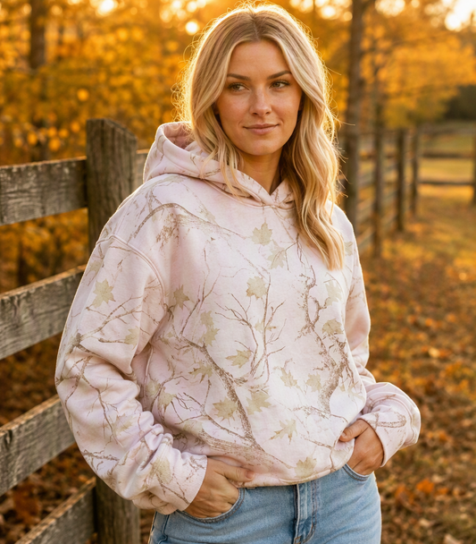 Blush Camo Hoodie