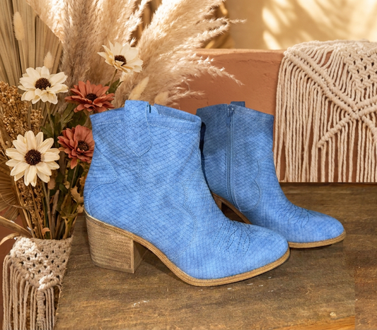 The Blue Belle Bootie