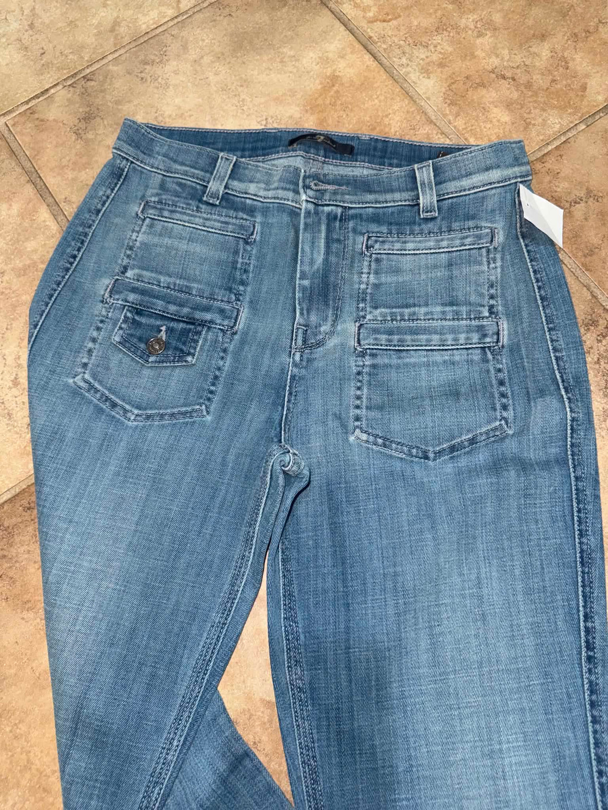 7 For All Mankind High Rise Flare Jeans - 26