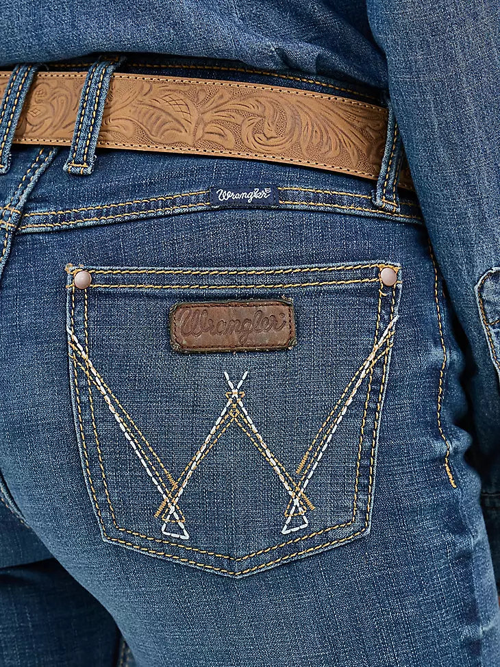 Wrangler Mid Rise Bootcut Jeans