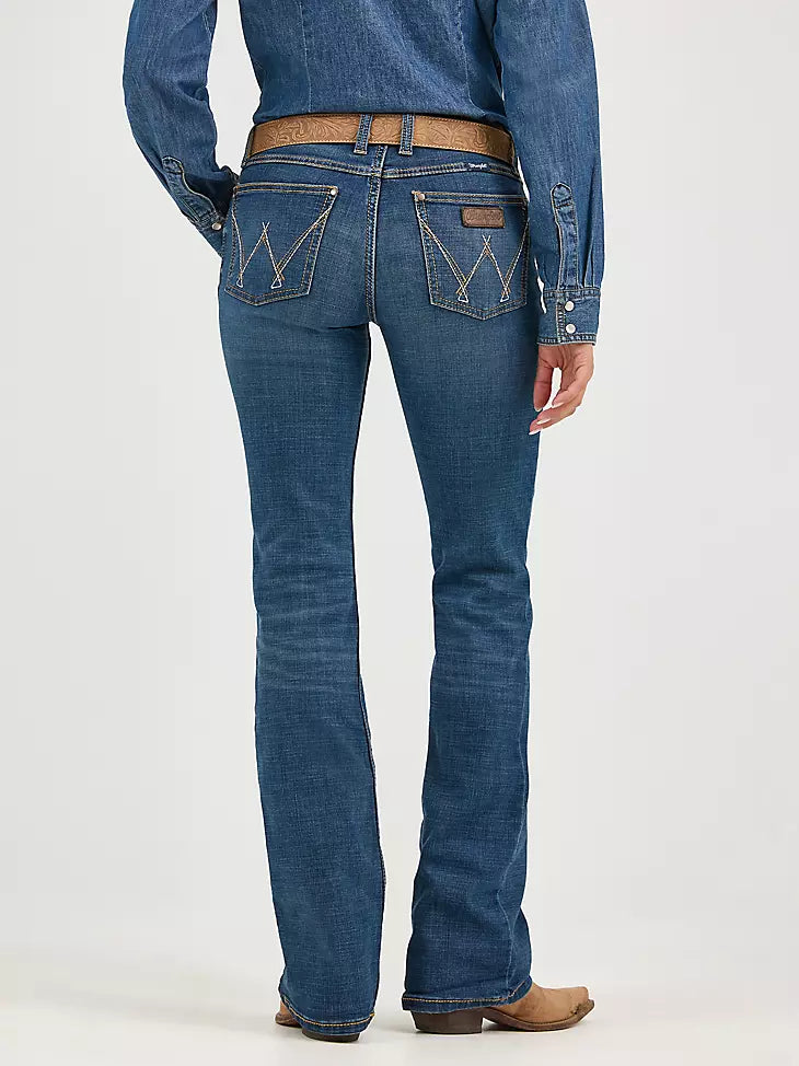 Wrangler Mid Rise Bootcut Jeans