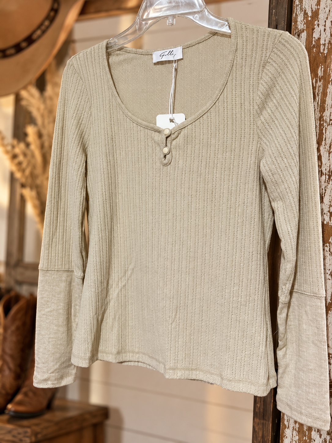 Simply Lovely Henley Top