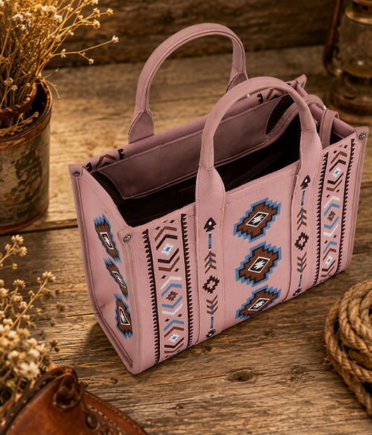 Montana West Desert Rose Aztec Tote