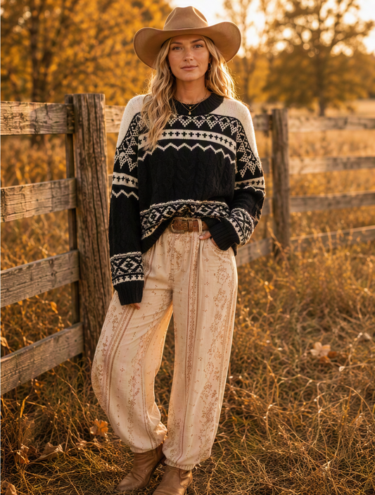 Midnight In The Range Sweater