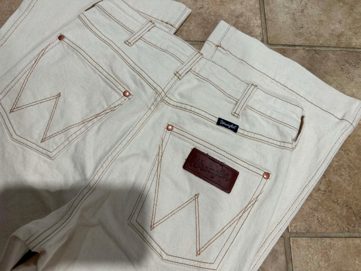Wrangler Bailey High Rise Cream Trousers