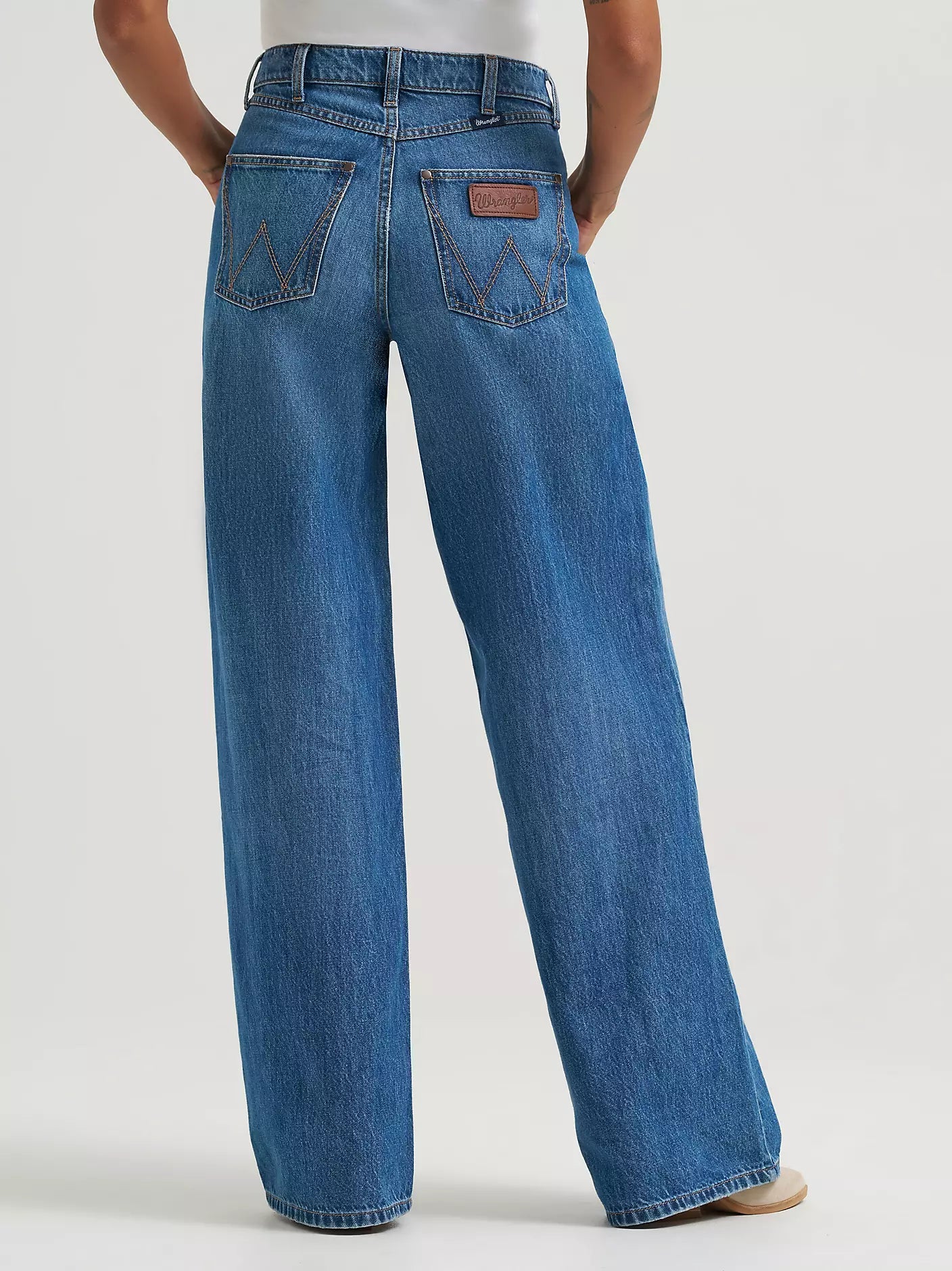 Wrangler Retro Bailey High Rise Wide Leg Jeans